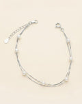 Pearl two line bracelet
