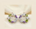 Multi colour earring