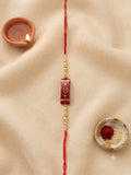 Gold Plated Om Bar Rakhi