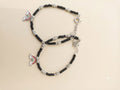Rainbow Charm Kids Silver Nazariya Pair