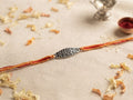 BHABHI Engraved Silver Rakhi